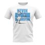 Kevin De Bruyne Player Collage T-Shirt (White)