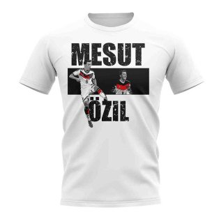Mesut Ozil Player Collage T-Shirt (White)