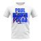 Paul Pogba Player Collage T-Shirt (White)