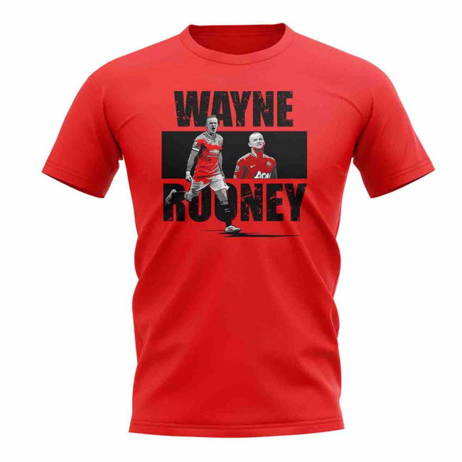 Wayne Rooney Player Collage T-Shirt (Red)