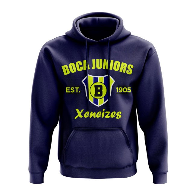 Boca Juniors Established Hoody (Navy)