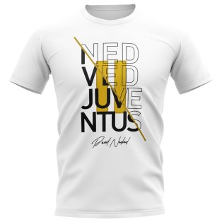 Pavel Nedved Juventus Graphic Signature T-Shirt (White)
