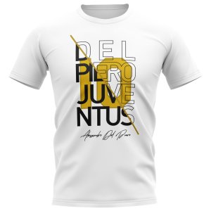 Alessandro Del Piero Juventus Graphic Signature T-Shirt (White)