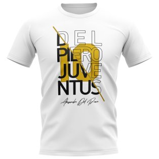 Alessandro Del Piero Juventus Graphic Signature T-Shirt (White)