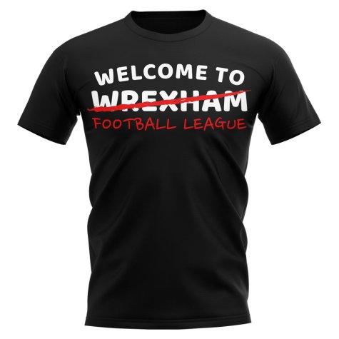 Wrexham Football League T-Shirt (Black)