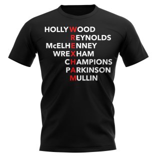 Wrexham Champions T-Shirt (Black)