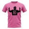 Lionel Messi Silhouette Miami T-Shirt (Pink)