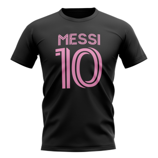 Messi 10 Miami T-Shirt (Black)