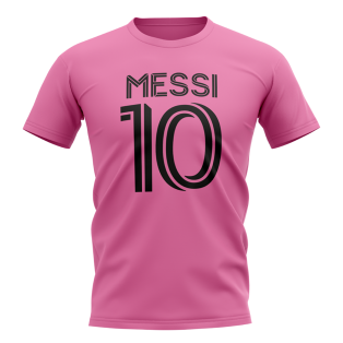 Messi 10 Miami T-Shirt (Pink)