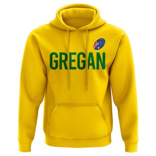 George Gregan Australia Rugby Hoody (Yellow)