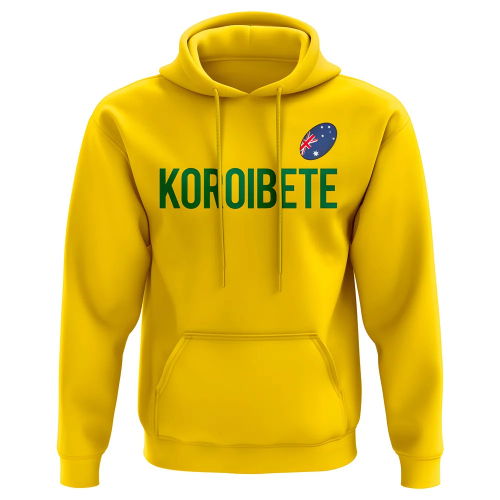 Marika Koroibete Australia Rugby Hoody (Yellow)