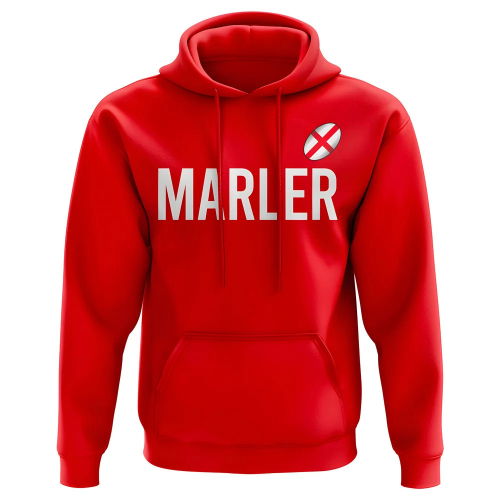 Joe Marler England Rugby Hoody (Red)