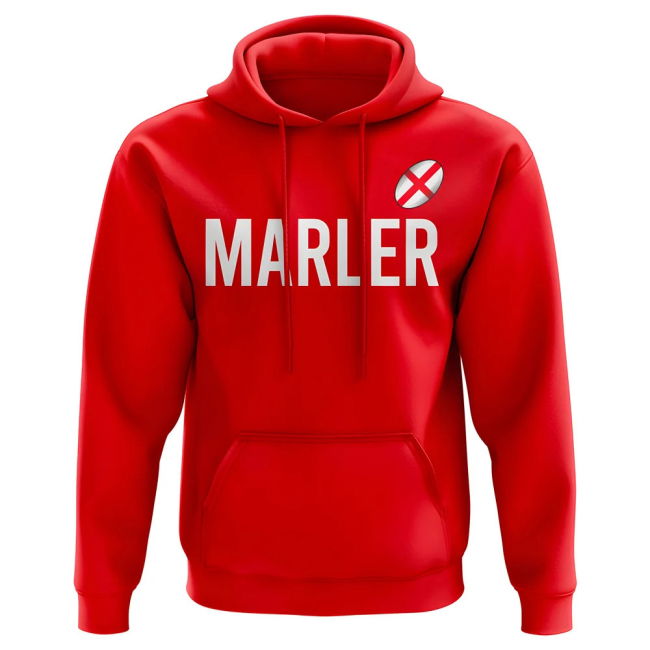 Joe Marler England Rugby Hoody (Red)