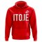 Mario Itoje England Rugby Hoody (Red)