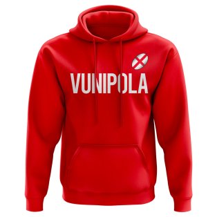 Billy Vunipola England Rugby Hoody (Red)