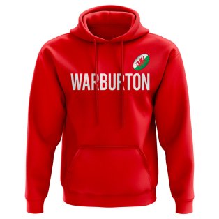 Sam Warburton Wales Rugby Hoody (Red)