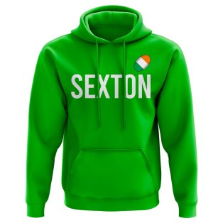 Johnny Sexton Ireland Rugby Hoody (Green)