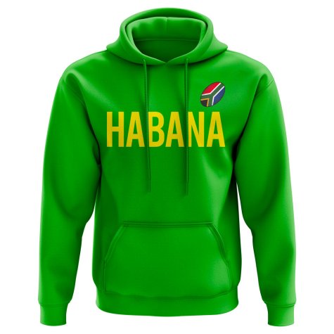 Bryan Habana Springboks Rugby Hoody (Green)