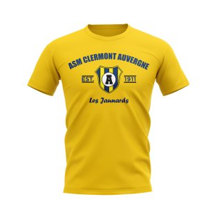 ASM Clermont Auvergne Rugby Established T-Shirt (Yellow)