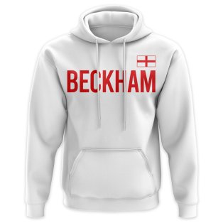 David Beckham England Name Hoody (White)