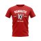 Scarlets Rugby Established T-Shirt (Red)