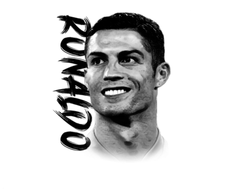 Cristiano Ronaldo Portugal Image T-Shirt (White)