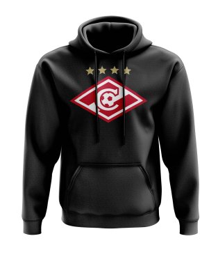 Spartak Moscow Logo Hoody (Black)