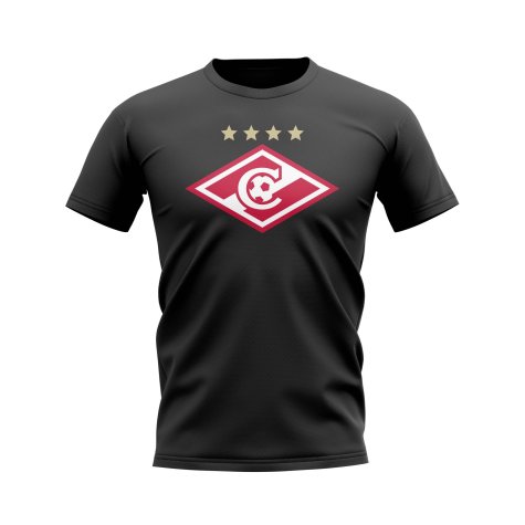 Spartak Moscow Logo T-Shirt (Black)