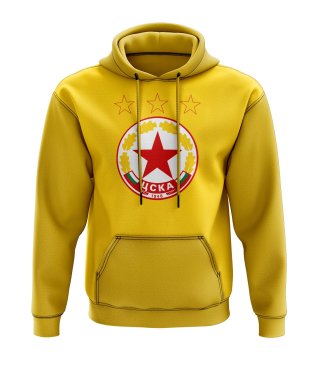 CSKA Sofia Logo Hoody (Yellow)