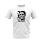 Cristiano Ronaldo Portugal Image Football T-Shirt (White)