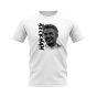 David Beckham England Image Football T-Shirt (White)
