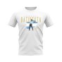 Gabriel Batistuta Argentina Football Celebration T-Shirt (White)