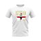 David Beckham England Football Celebration T-Shirt (White)