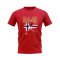 Erling Haaland Norway Football Celebration T-Shirt (Red)