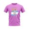 Lionel Messi Argentina Football Celebration T-Shirt (Pink)