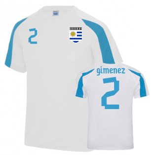 Uruguay Sports Training Jersey (Gimenez 2)