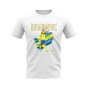 Zlatan Ibrahimovic Sweden Image T-Shirt (White)