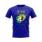 Neymar Brazil Celebration T-Shirt (Blue)