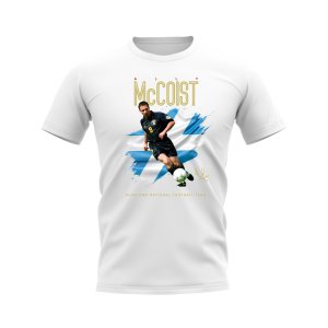 Ally McCoist Scotland Image T-Shirt (White)
