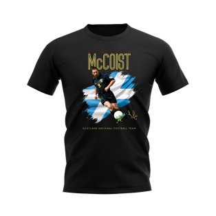 Ally McCoist Scotland Image T-Shirt (Black)