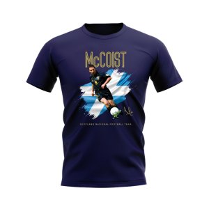 Ally McCoist Scotland Image T-Shirt (Navy)