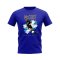 Ally McCoist Scotland Image T-Shirt (Blue)