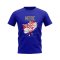 Luka Modric Croatia Celebration T-Shirt (Blue)