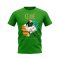 Roy Keane Ireland Image T-Shirt (Green)