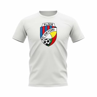 Viktoria Plzen Logo T-shirt (White)