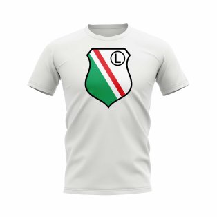 Legia Warsaw Logo T-shirt (White)