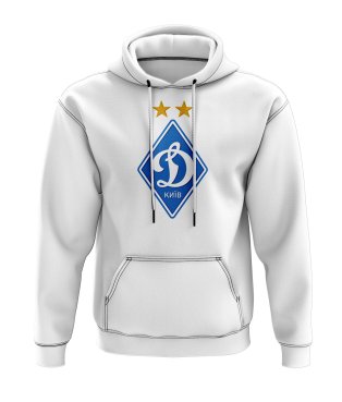 Dynamo Kiev Logo Hoody (White)