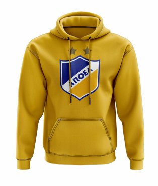 APOEL Nicosia Logo Hoody (Yellow)