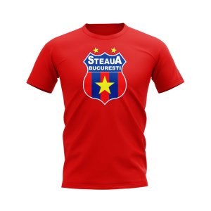 Steaua Bucharest Logo T-shirt (Red)