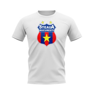 Steaua Bucharest Logo T-shirt (White)